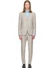 BOSS BOSS Gray Three-Piece Slim-Fit Suit - 1