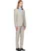 BOSS BOSS Gray Three-Piece Slim-Fit Suit - 2