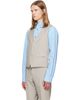 BOSS BOSS Gray Three-Piece Slim-Fit Suit - 4