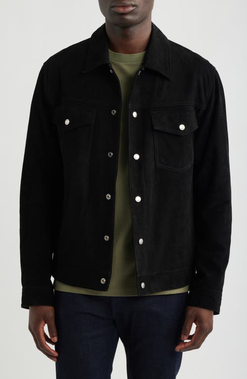 BOSS BOSS H-Mordo Suede Trucker Jacket