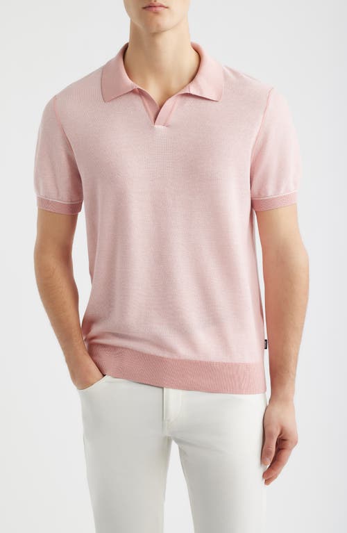 BOSS BOSS H-Narciso Stripe Johnny Collar Polo