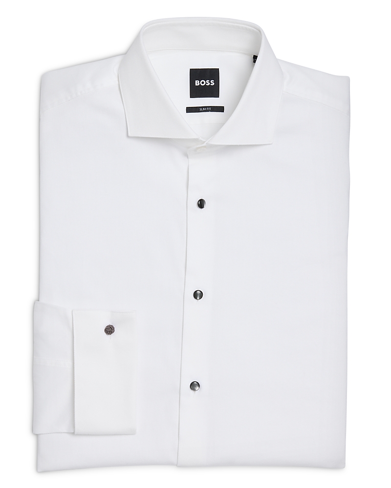 Boss Boss Hank Collar Tux Slim Fit Dress Shirt