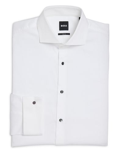 Boss Boss Hank Collar Tux Slim Fit Dress Shirt