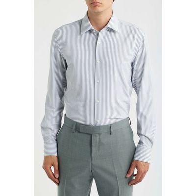BOSS BOSS Hank Slim Fit Stripe Stretch Dress Shirt