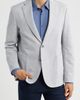 BOSS BOSS Hanry Slim Fit Heathered Grey Knit Cotton Blend Sport Coat  - 1