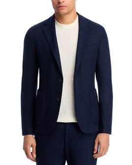 Boss Boss Hanry Slim Fit Tech Flannel Jersey Unstructured Sport Coat