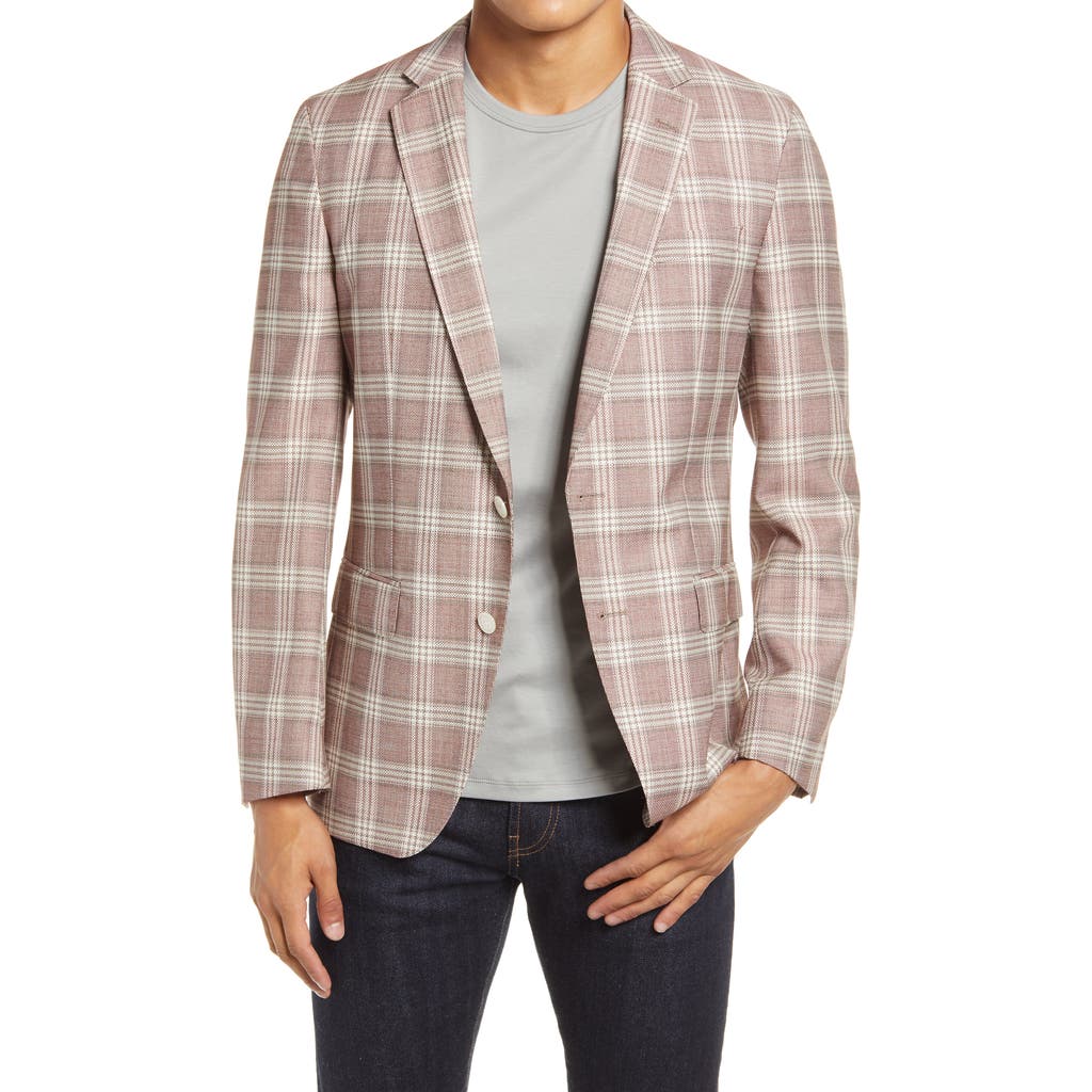 BOSS BOSS Hartlay Plaid Wool Sport Coat