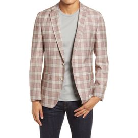 BOSS BOSS Hartlay Plaid Wool Sport Coat