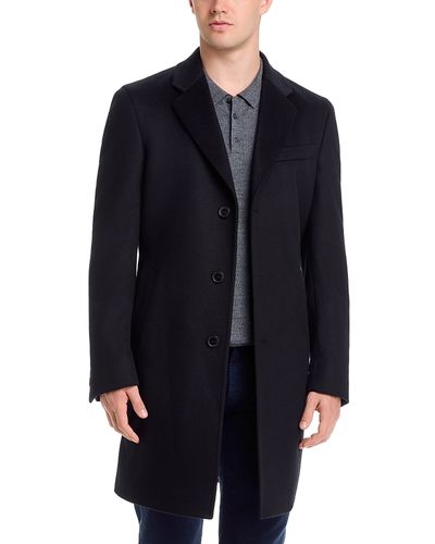 Boss Boss Hyde Slim Fit Wool Blend Coat