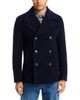 Boss Boss Hyde Slim Fit Wool Blend Peacoat - 3