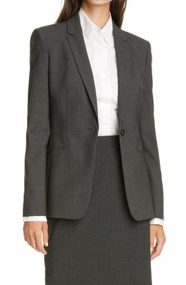 BOSS BOSS Jabina Stretch Tropical Wool Jacket