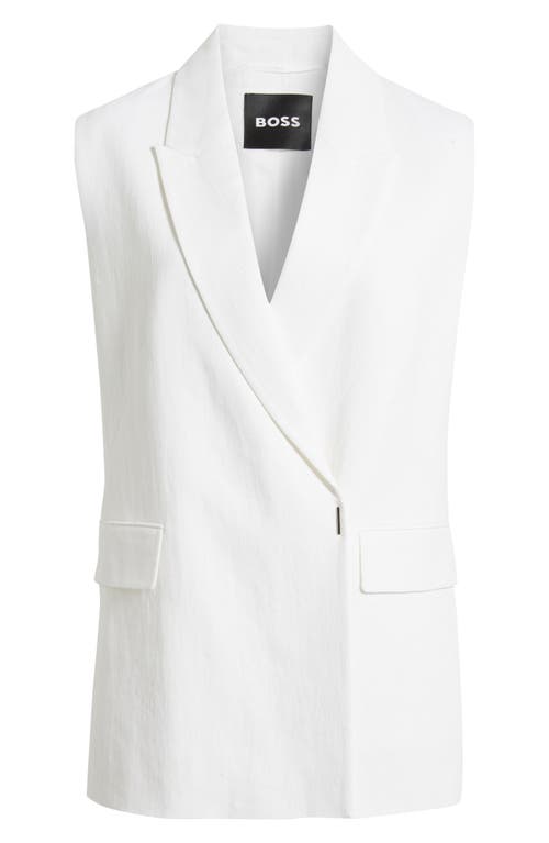 BOSS BOSS Jankania Linen Blend Vest