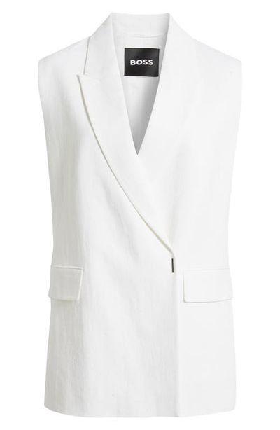 BOSS BOSS Jankania Linen Blend Vest
