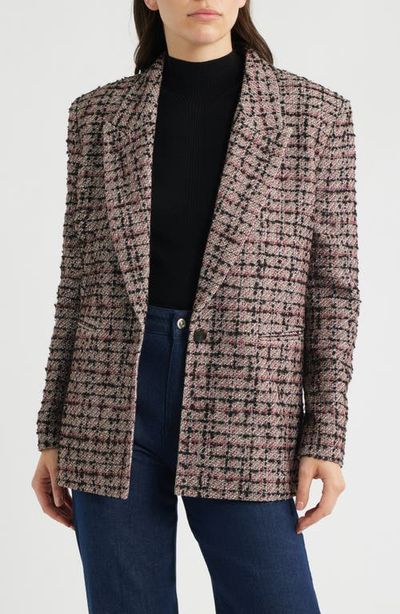 BOSS BOSS Jovanamia One-Button Tweed Blazer