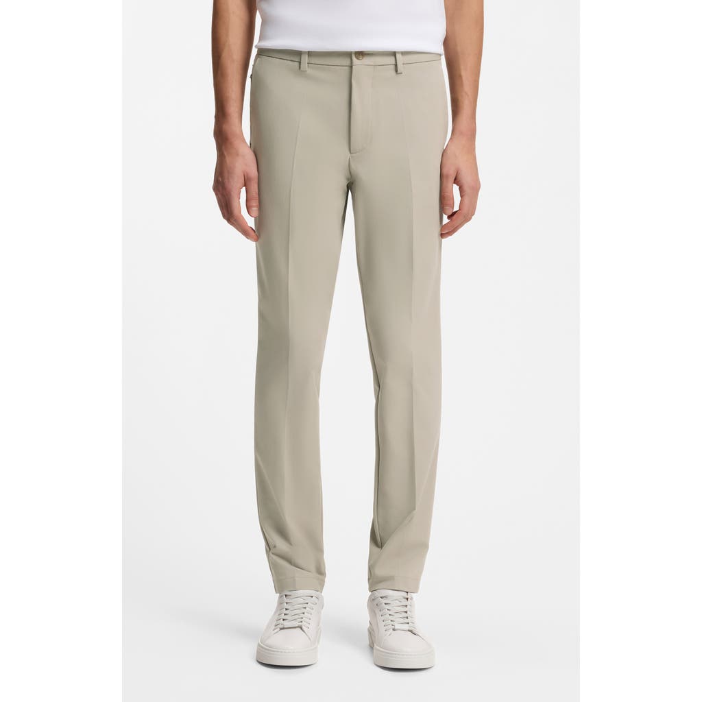 BOSS BOSS Kaiton Slim Fit Flat Front Stretch Cotton Blend Dress Pants