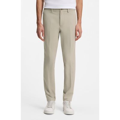 BOSS BOSS Kaiton Slim Fit Flat Front Stretch Cotton Blend Dress Pants