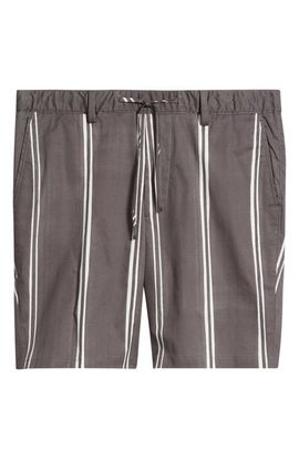 BOSS BOSS Kane Stripe Stretch Cotton Shorts