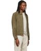 BOSS BOSS Khaki Zipper Closure Suede Jacket - 2