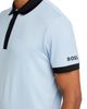 Boss Boss Knit Contrast Collar Golf Logo Polo Shirt - 4