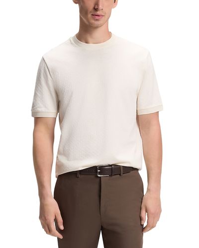 Boss Boss L-Tesar Cotton Blend Crewneck T-Shirt
