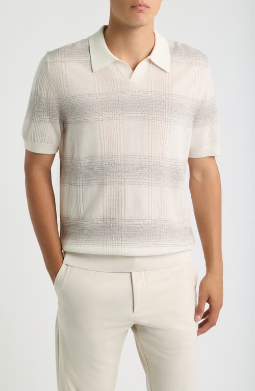 BOSS BOSS Lamoroso Striped Merino Wool Polo Sweater