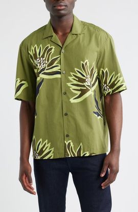 BOSS BOSS Lars Floral Camp Shirt
