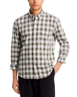 Boss Boss Liam Cotton Check Button Collar Shirt