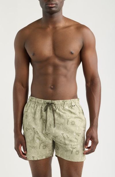 BOSS BOSS Lightfish Print Swim Trunks