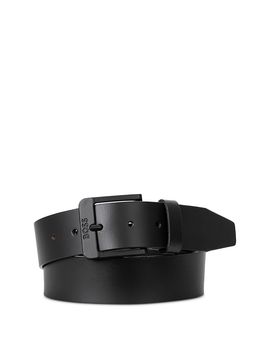 Boss Boss Men's Jemio Leather Matte Black Belt
