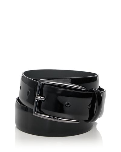 Boss Boss Men's Patent Leather Belt