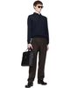 BOSS BOSS Navy Extrafine Merino Polo - 4