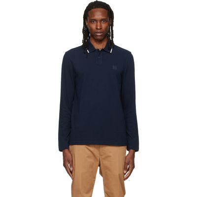 BOSS BOSS Navy Logo Patch Polo