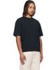 BOSS BOSS Navy Peached Cotton Blend T-shirt - 2