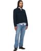 BOSS BOSS Navy Regular-Fit Cotton Overshirt - 4