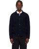 BOSS BOSS Navy Spread Collar Cardigan - 1