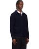 BOSS BOSS Navy Spread Collar Cardigan - 2