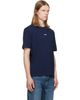 BOSS BOSS Navy Stretch-Cotton Contrast Logo T-shirt - 2