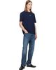 BOSS BOSS Navy Stretch-Cotton Contrast Logo T-shirt - 4