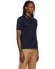BOSS BOSS Navy Striped Collar Slim-Fit Cotton Polo - 2