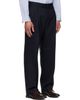 BOSS BOSS Navy Tapered-Fit Melange Virgin Wool Trousers - 2