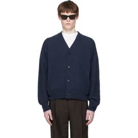 BOSS BOSS Navy Wool Cardigan