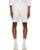 BOSS BOSS Off-White Drawstring Shorts - 1
