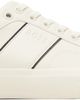 BOSS BOSS Off-White Faux-Leather Sneakers - 1
