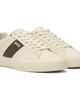 BOSS BOSS Off-White Plain & Grained Faux-Leather Sneakers - 4