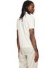 BOSS BOSS Off-White Striped Collar Slim-Fit Cotton Polo - 3