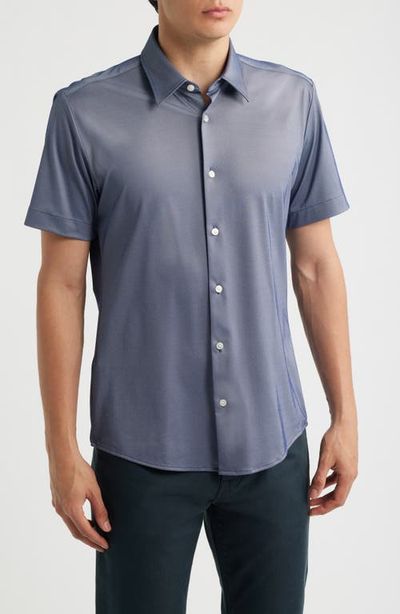 BOSS BOSS P-Roan Short Sleeve Performance Button Up Shirt