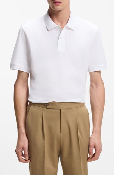 BOSS BOSS Pallas Solid Cotton Piqué Polo