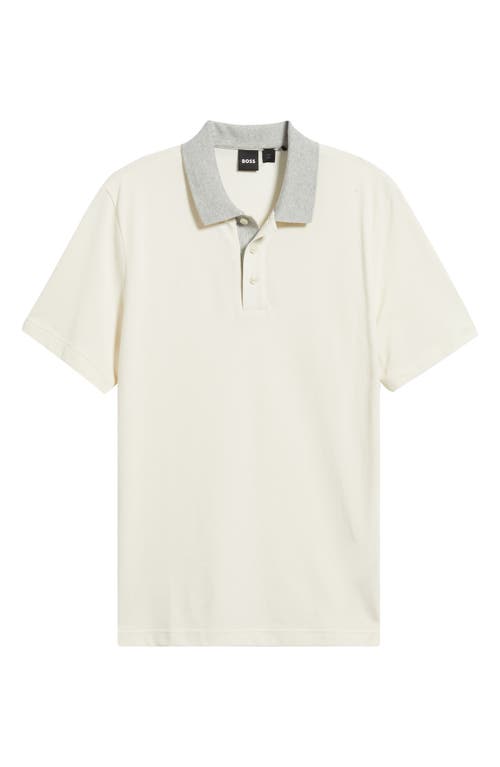 BOSS BOSS Parlay Contrast Collar Cotton Polo