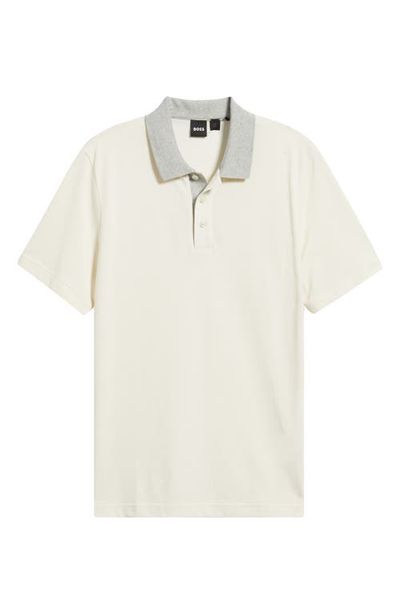 BOSS BOSS Parlay Contrast Collar Cotton Polo