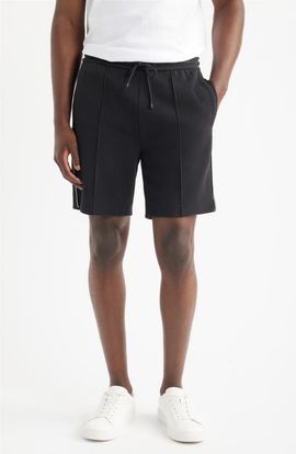BOSS BOSS Pintuck Textured Shorts